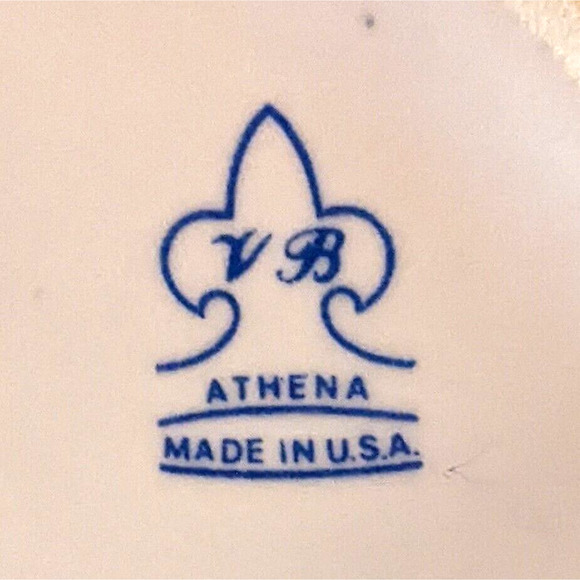 Vintage Swan Towel Holder VB Athena Rose Rhapsody Ceramic w/ Rose Motif - Picture 8 of 8